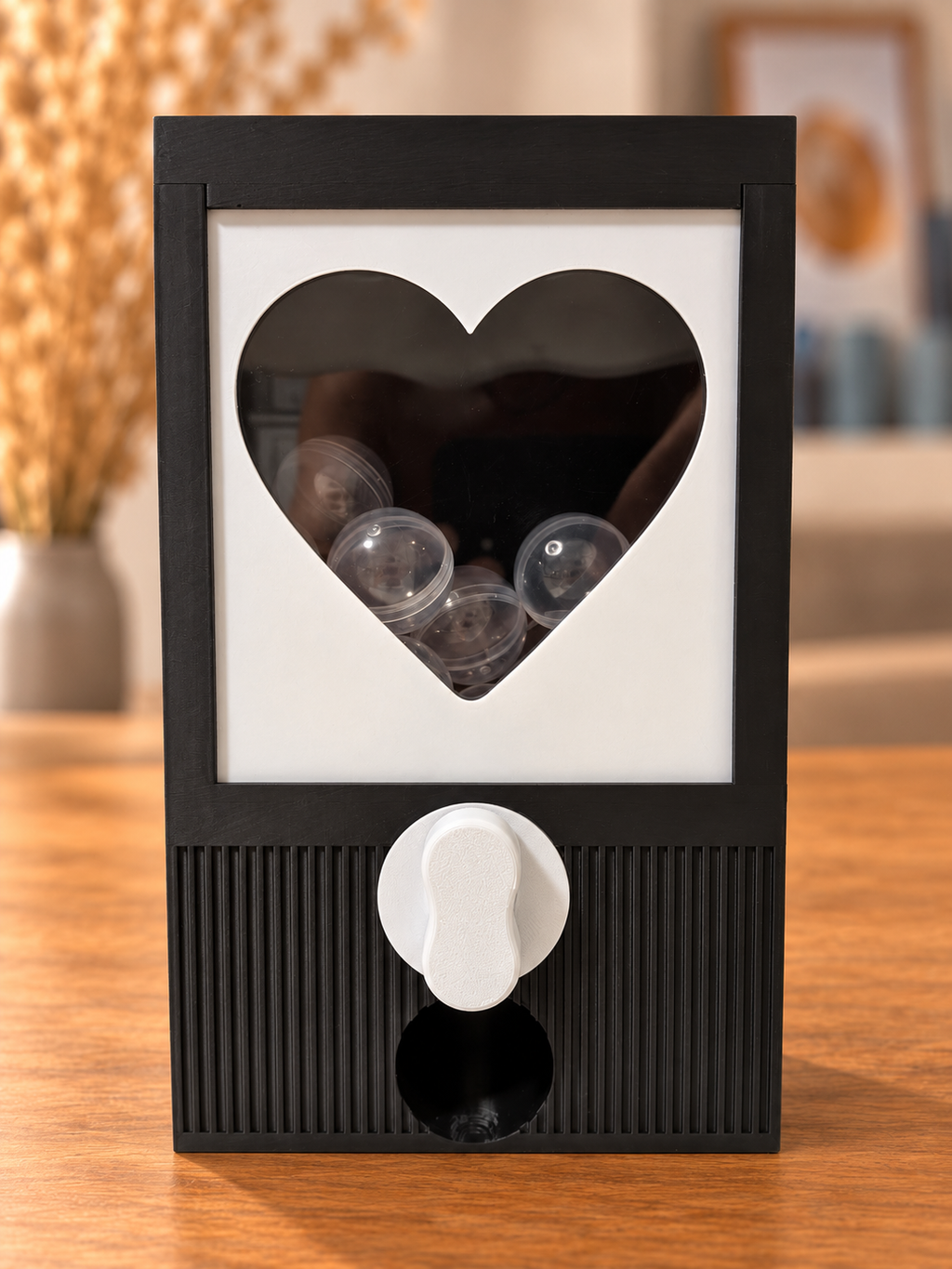 DIY Adventskalender Rahmen Foto Automat mit 24 Kugeln
