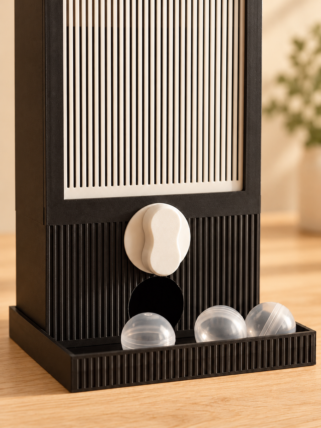 DIY Adventskalender Rahmen Foto Automat mit 24 Kugeln