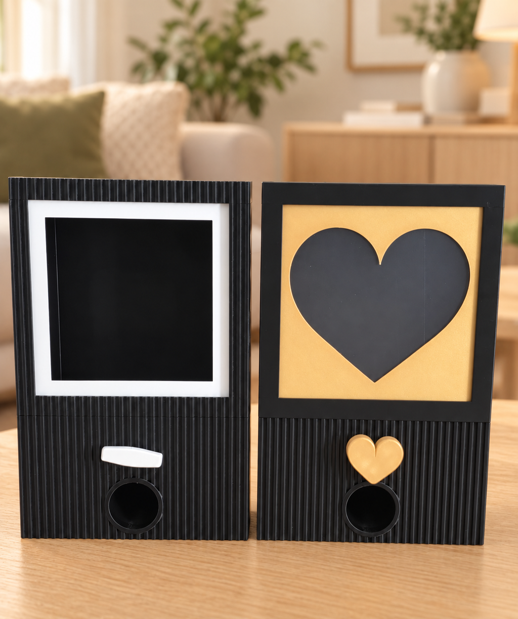 DIY Adventskalender Rahmen Foto Automat mit 24 Kugeln