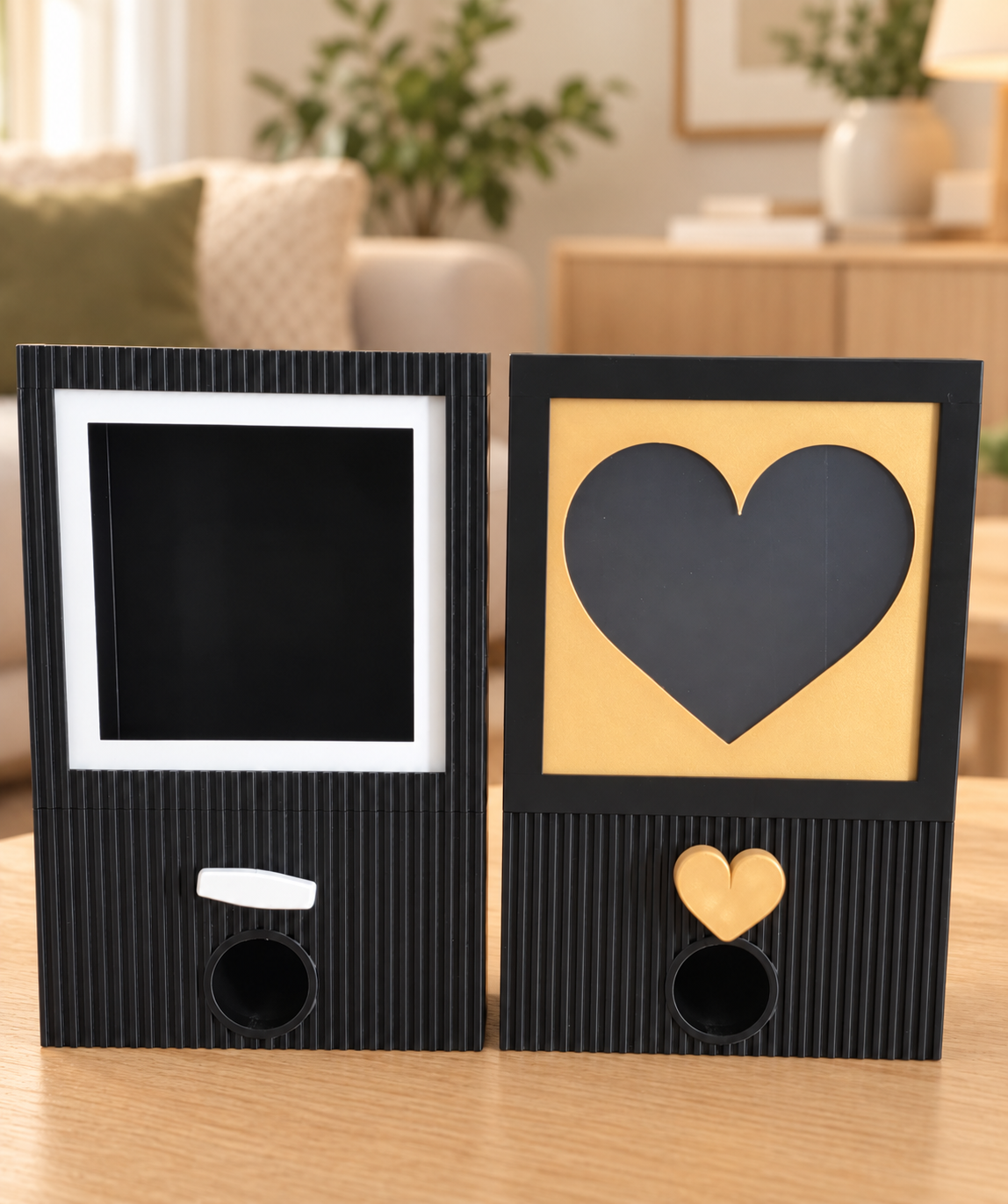 DIY Adventskalender Rahmen Foto Automat mit 24 Kugeln