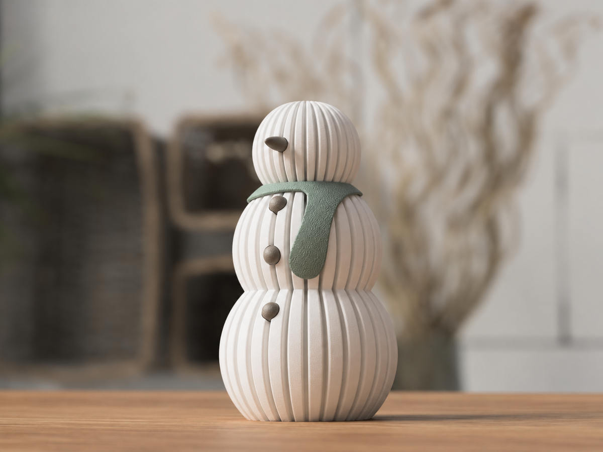 Schneemann und Schneefrau