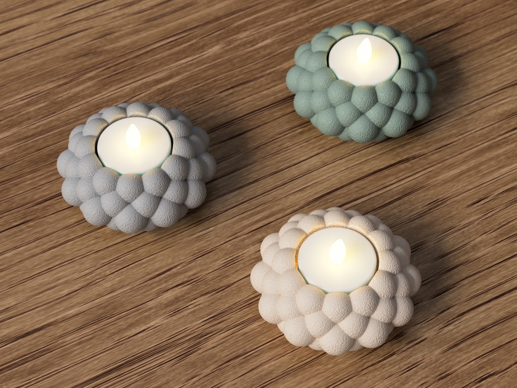 LED Teelichthalter „Bubble“