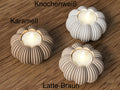 Kürbis LED Teelichthalter